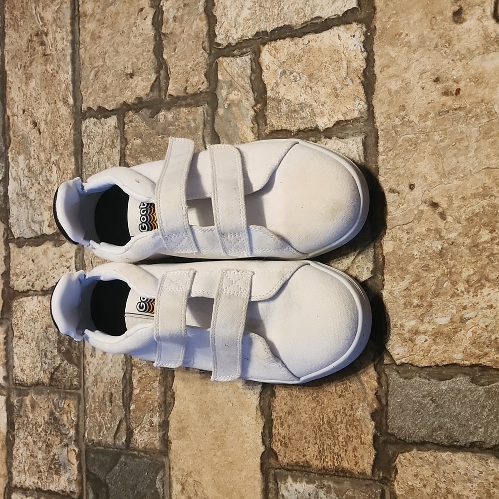 Goats White CrissCross Sneakers